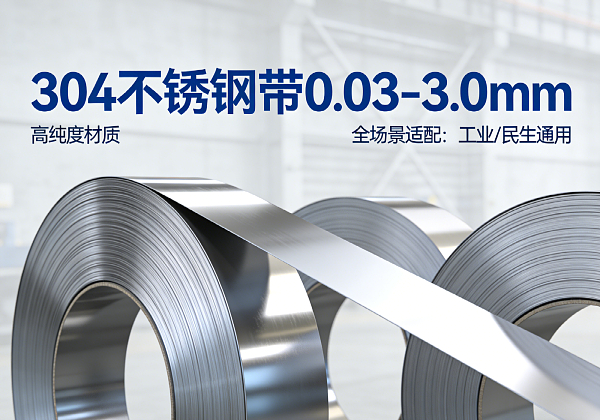 304 不锈钢带 0.03-3.0mm!高纯度材质(图1) 304 不锈钢带 0.03-3.0mm!高纯度材质(图1)