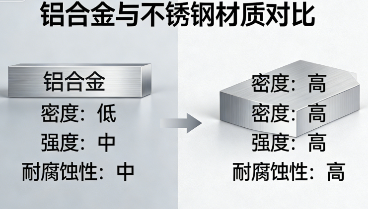 铝合金和不锈钢哪个材质好(图1)