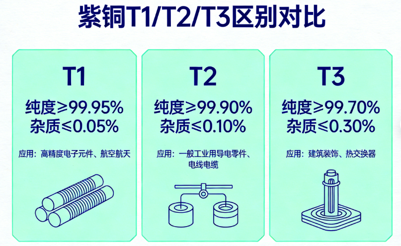 紫铜t1t2t3的区别(图1)